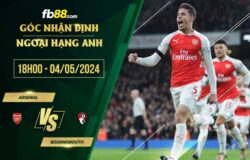 fb88-soi kèo Arsenal vs Bournemouth